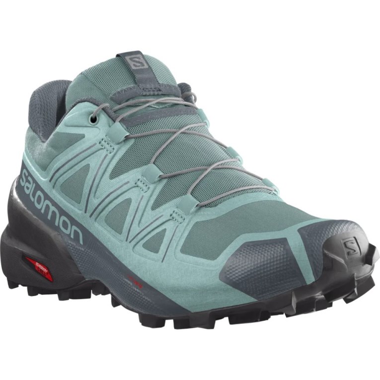 Turquoise Salomon Speedcross 5 Women's Trail Running Shoes | PH 45089E